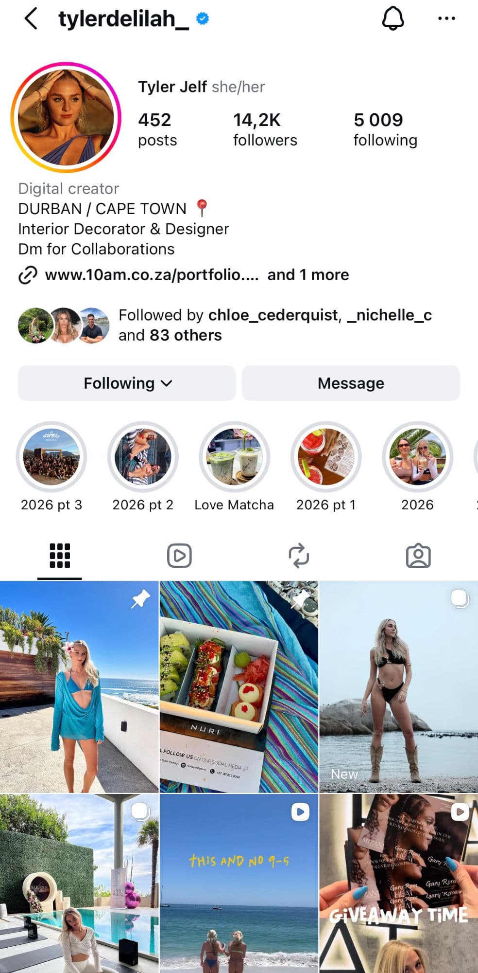 Tyler Jelf, interior designer and digital creator with 14K followers, Inflame campaign influencer