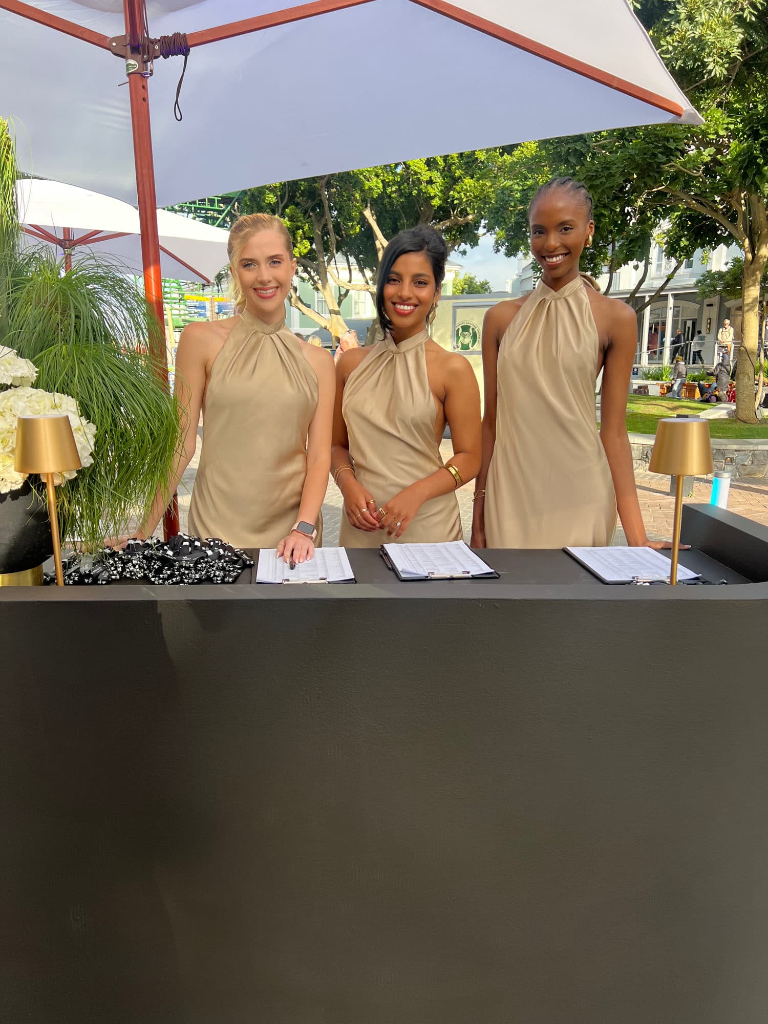 Event staff at a Marble restaurant private function