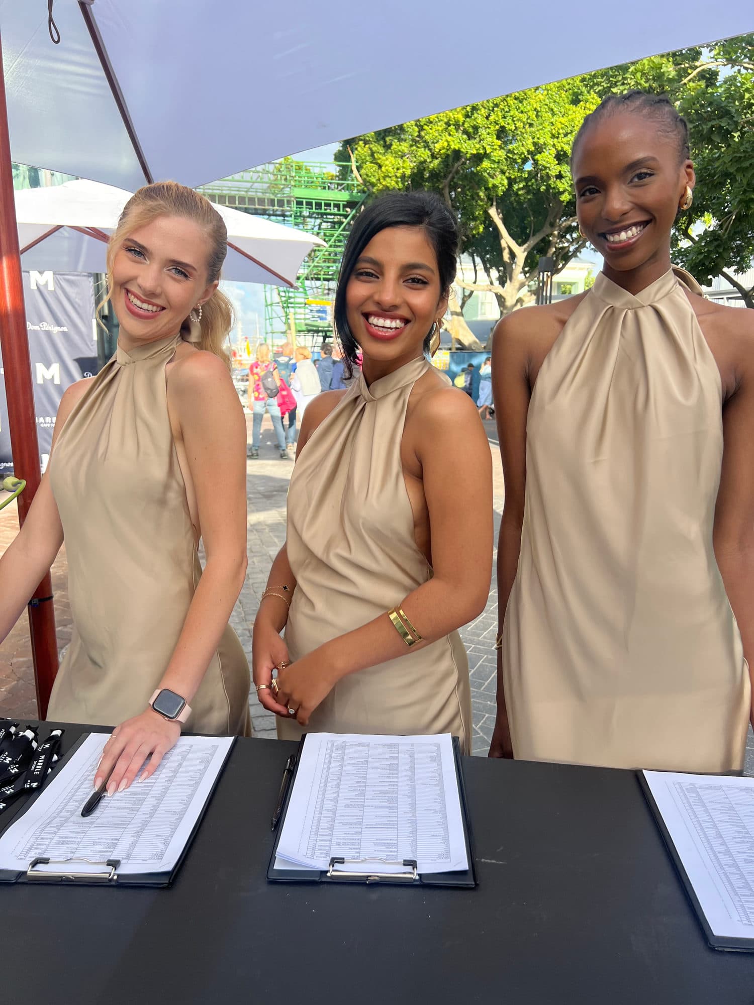 Marble event team at an exclusive dining event