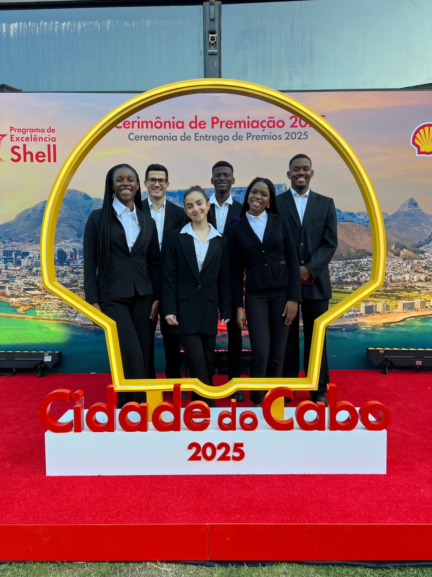 Shell team at the Cape Town awards ceremony