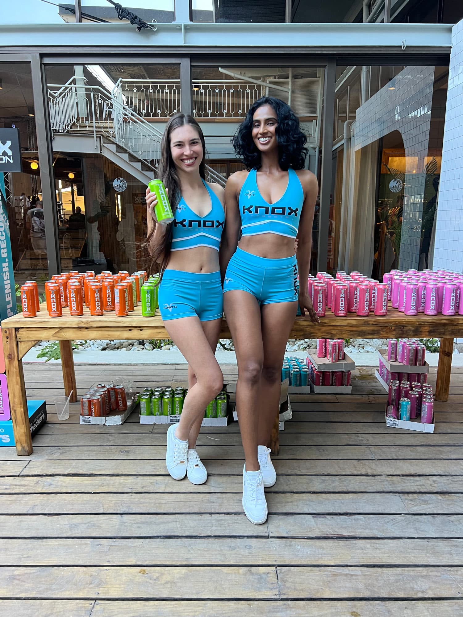 Bottle service model at a nightclub event