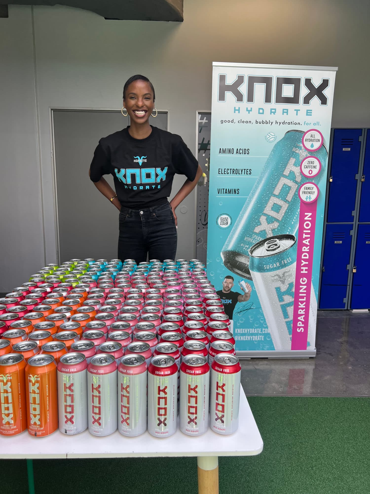 Brand activation staffing team at a South African music festival